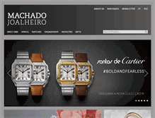 Tablet Screenshot of machadojoalheiro.com